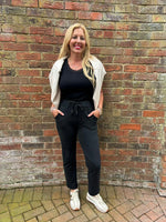 Black Basic Reema Joggers 2